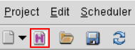 Toolbar button for converting traditional project to hierarchical project